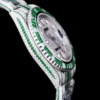 Best Rolex Replica Submariner Iced Out 116610LN 40mm Green-White Bezel