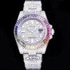 Rolex Super Clone Submariner Iced Out 116610LN 40mm Rainbow Bezel