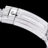 Rolex Clone Submariner Iced Out 116610LN 40mm Rainbow Bezel