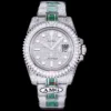 Rolex Super Clone Submariner Iced Out 116610LN 40mm White Bezel