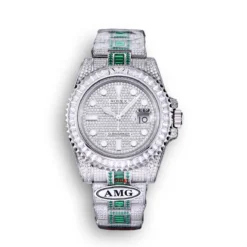 Replica Rolex Submariner Iced Out 116610LN 40mm White Bezel