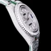 Best Rolex Replica Submariner Iced Out 116610LN 40mm White Bezel