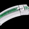 Rolex Clone Submariner Iced Out 116610LN 40mm White Bezel