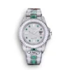 Replica Rolex Submariner Iced Out 116610LN 40mm White Bezel Green Markers