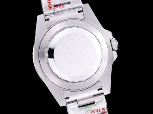 Rolex Clone Watches Submariner Iced Out 116610LN 40mm White Bezel Green Markers