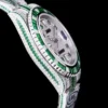 Best Rolex Replica Submariner Iced Out 116610LN Green-White Bezel