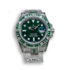 Replica Rolex Submariner Iced Out 116610LV-1 41mm Green Dial