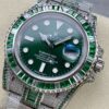 Rolex Replica Submariner Iced Out 116610LV-1 41mm Green Dial