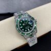 Super Clone Rolex Submariner Iced Out 116610LV-1 41mm Green Dial
