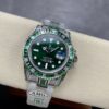 Best Fake Rolex Submariner Iced Out 116610LV-1 41mm Green Dial