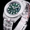 Fake Rolex Submariner Iced Out 116610LV-3 41mm Green Dial