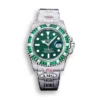 Replica Rolex Submariner Iced Out 116610LV-4 41mm Green Dial