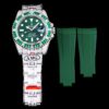 Rolex Replica Submariner Iced Out 116610LV-4 41mm Green Dial