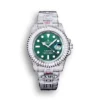 Replica Rolex Submariner Iced Out 116610LV 40mm Green Dial