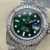 Fake Rolex Submariner Iced Out 116610LV 41mm Green Dial