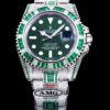 Rolex Super Clone Submariner Iced Out 116610LV-5 41mm Green Dial