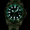 Super Clone Rolex Submariner Iced Out 116610LV-6 41mm Black Dial