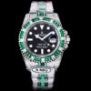 Rolex Clone Watches Submariner Iced Out 116610LV-6 41mm Black Dial