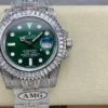 Rolex Super Clone Submariner Iced Out 116610LV Green Dial