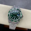 Best Fake Rolex Submariner Iced Out 116610LV Green Dial 40mm Green Bezel