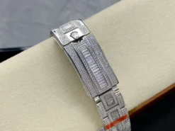 Rolex Clone Watches Submariner Iced Out 116610LV Green Dial