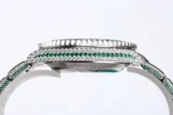 Best Fake Rolex Submariner Iced Out 116610LV Green Water Ghost