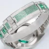 Best Replica Rolex Submariner Iced Out 116610LV Green Water Ghost