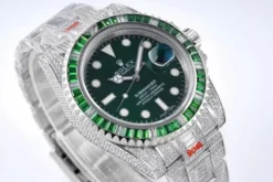 Fake Rolex Submariner Iced Out 116610LV Water Ghost SE