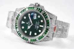 Super Clone Rolex Submariner Iced Out 116610LV Water Ghost SE