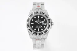 Rolex Super Clone Submariner Iced Out 116610LV Water Ghost SE Black Dial