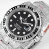 Rolex Replica Submariner Iced Out 116610LV Water Ghost SE Black Dial