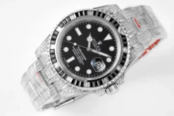 Best Fake Rolex Submariner Iced Out 116610LV Water Ghost SE Black Dial