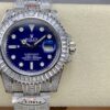 Rolex Super Clone Submariner Iced Out 116619LB 41mm Blue Dial