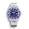 Replica Rolex Submariner Iced Out 116619LB Blue Clear Diamonds Bezel