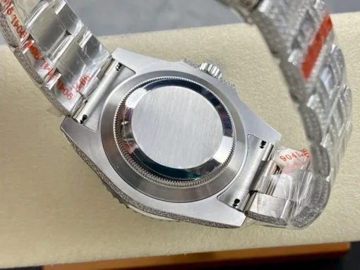 Rolex Clone Submariner Iced Out 116619LB Blue Dial 40mm