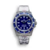 Replica Rolex Submariner Iced Out 116619LB Blue Dial Blue Bezel