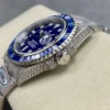 Best Rolex Replica Submariner Iced Out 116619LB Blue Dial Blue Bezel