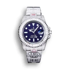 Replica Rolex Submariner Iced Out 116619LB Clear Diamonds Bezel