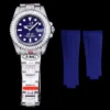 Super Clone Rolex Submariner Iced Out 116619LB Clear Diamonds Bezel