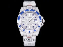Rolex Super Clone Submariner Iced Out 116619LB Diamond Dial