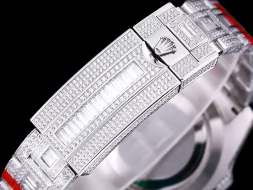 Rolex Clone Submariner Iced Out 116619LB Diamond Dial
