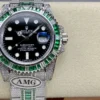 Rolex Super Clone Submariner Iced Out 126610LV Black Dial