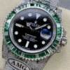 Rolex Replica Submariner Iced Out 126610LV Black Dial