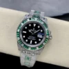 Best Fake Rolex Submariner Iced Out 126610LV Black Dial