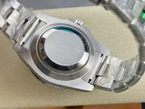 Rolex Clone Submariner Iced Out 126610LV Black Dial