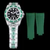 Super Clone Rolex Submariner Iced Out 126610LV Dial Black