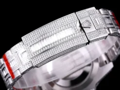 Best Rolex Replica Submariner Iced Out 126710BLNR Black Dial