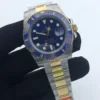 Fake Rolex Submariner SUB 116610 40mm Gold Series Blue Dial