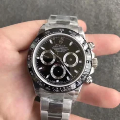 Rolex Super Clone Super Universe Chronograph Daytona 116500 Black Dial