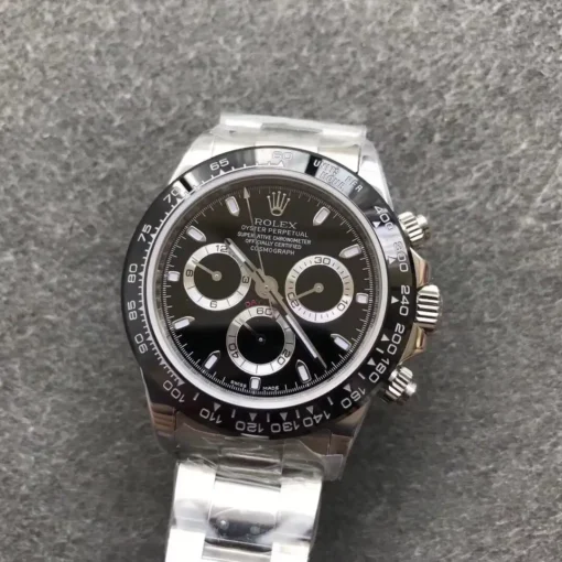 Best Replica Rolex Super Universe Chronograph Daytona 116500 Black Dial